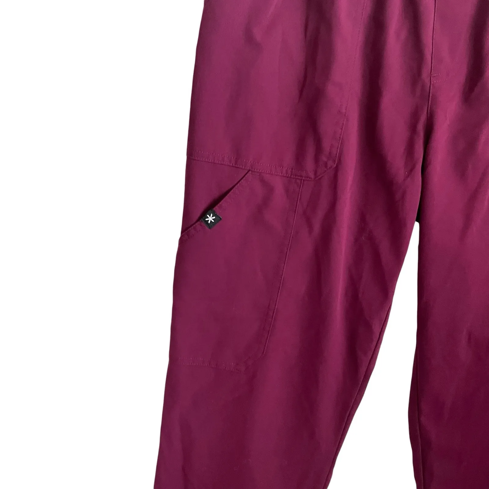 Beyond Scrubs Women Scrub Pants MP Maroon Medical‎ Uniform Nurse Workwear Dental Red Size M - Image 8