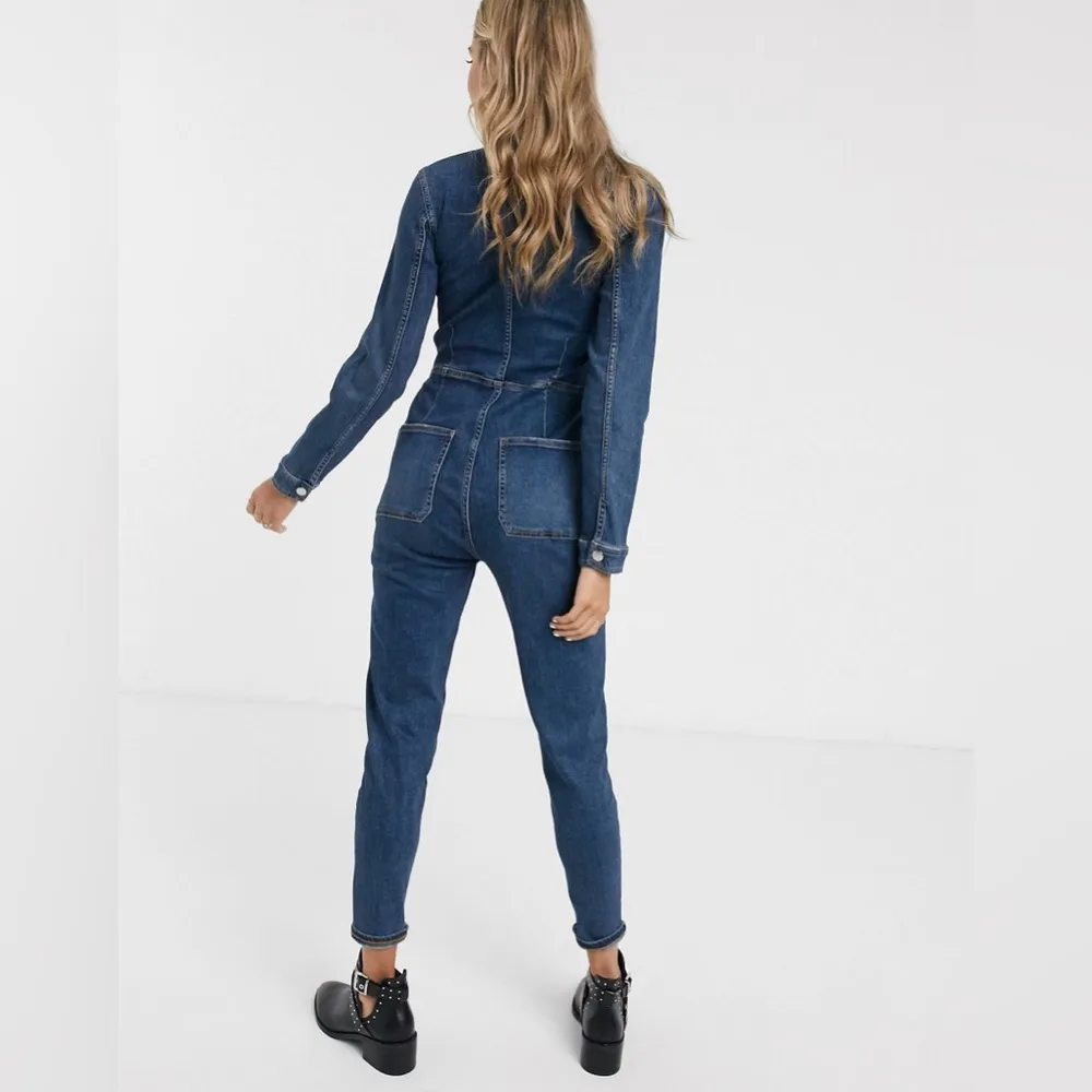 NWT  Lennox Denim Jumpsuit sz Large - Image 4