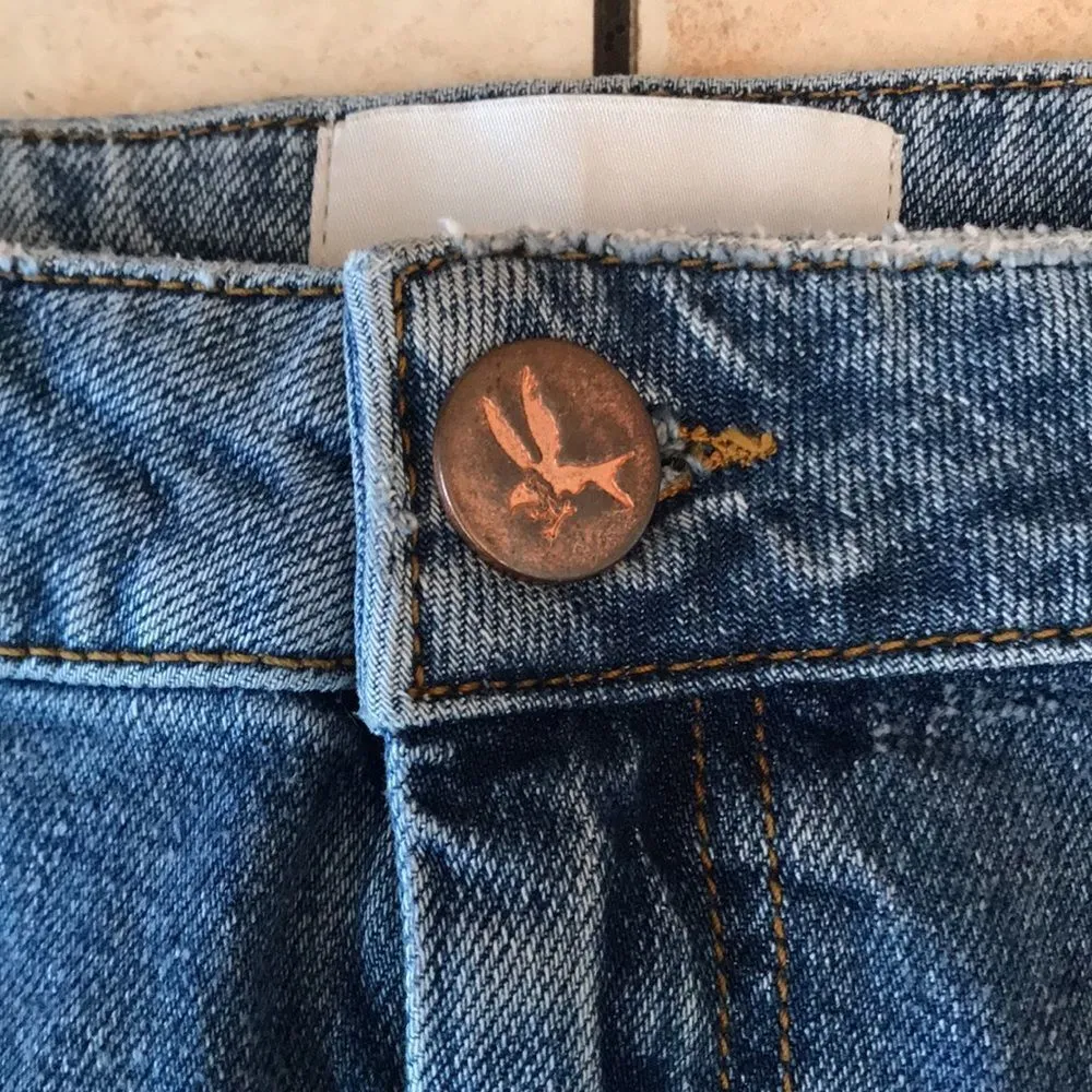 One teaspoon ladies distressed denim mini skirt size 29 - Image 3