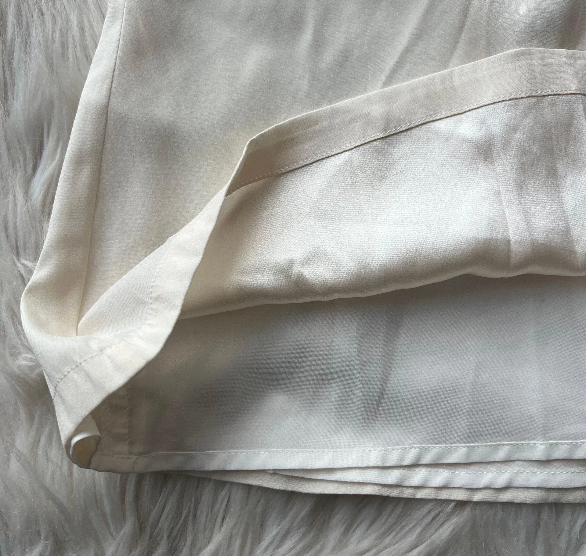 Ivory Silk Embellished Halter Top - Image 6