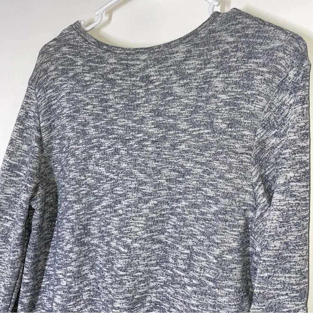 ASOS Oversized Grey Marled Tunic Sweatshirt Size 6 - Image 9