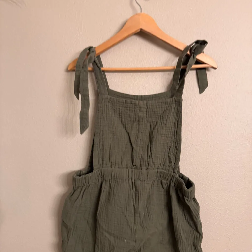 UPWEST Linen‎ Jumpsuit Green - Image 4
