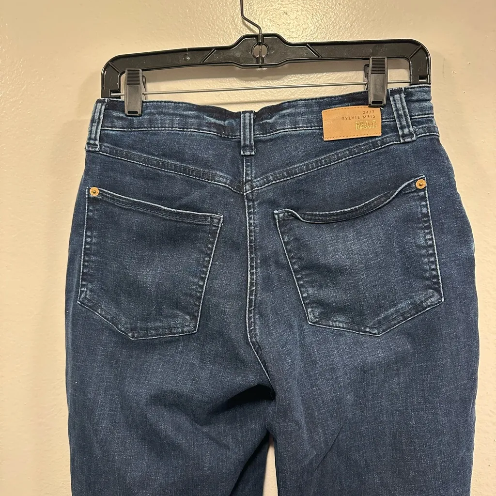 Sylvie Meis MAC 24/7 rich carrot size 28 Indigo Skinny Jeans! Blue - Image 11
