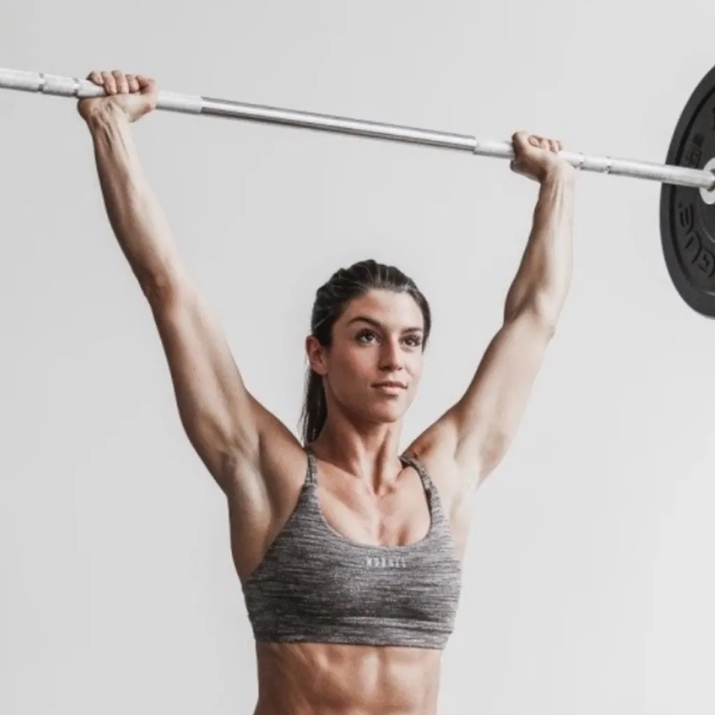 NWT NOBULL Women’s High-Neck Sports Bra - XS - Cafe Melange (Brown) - Image 6