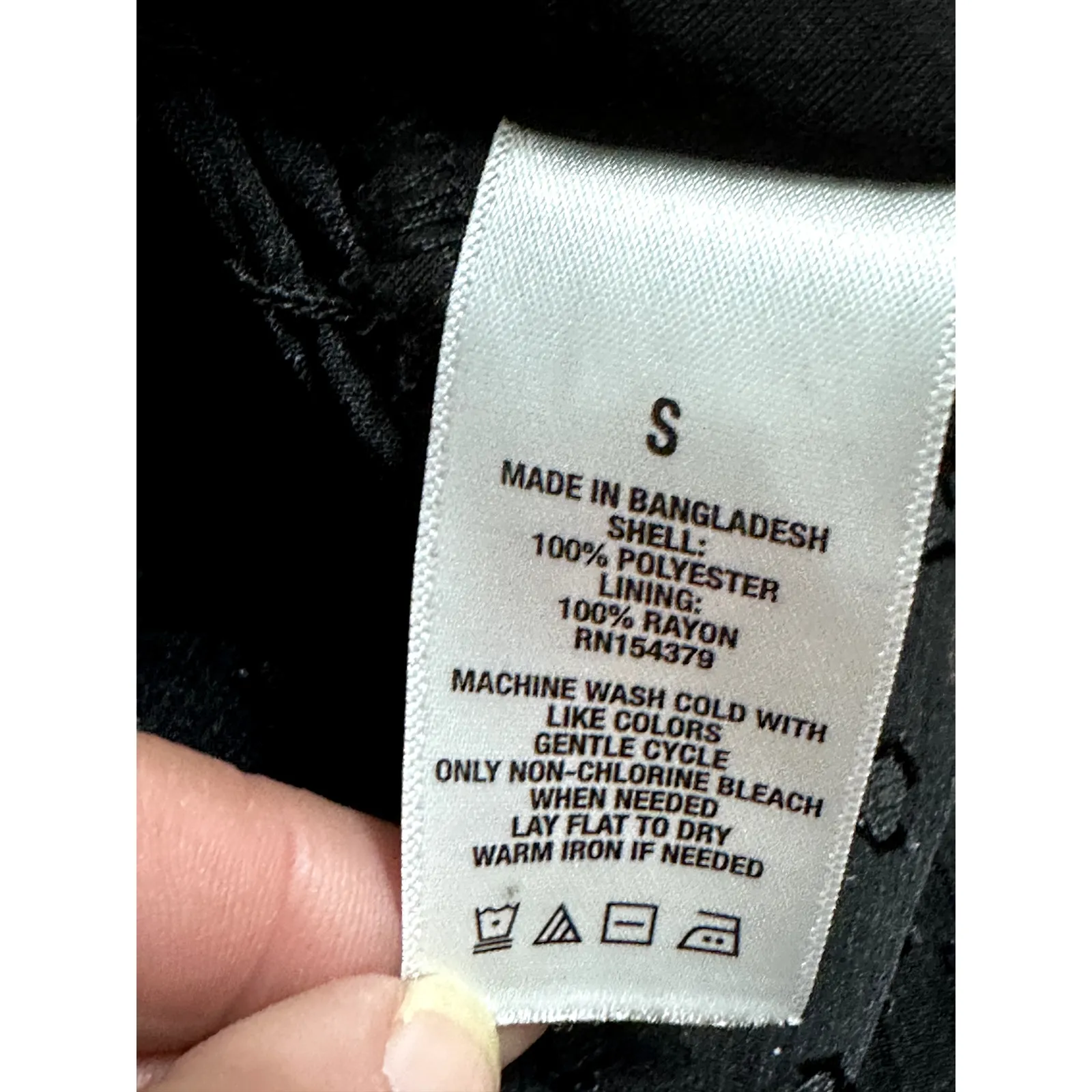 Aeropostale Cropped Top Lace Up Off Shoulder Sheer Long Sleeves Black W S NWOT - Image 11