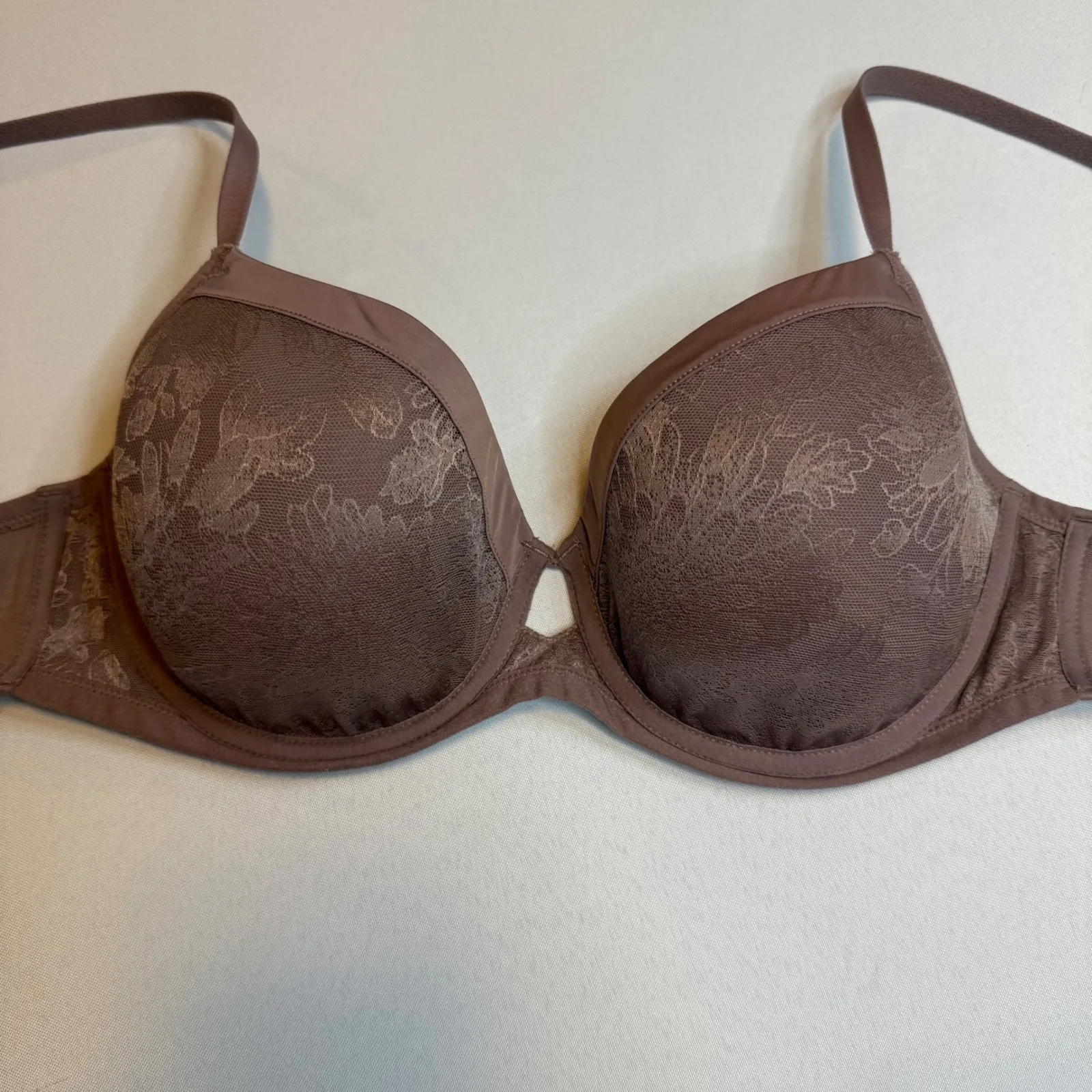 Soma Lightest Lift Perfect Coverage Bra 34D Taupe Underwire Adjustable Straps - Image 6