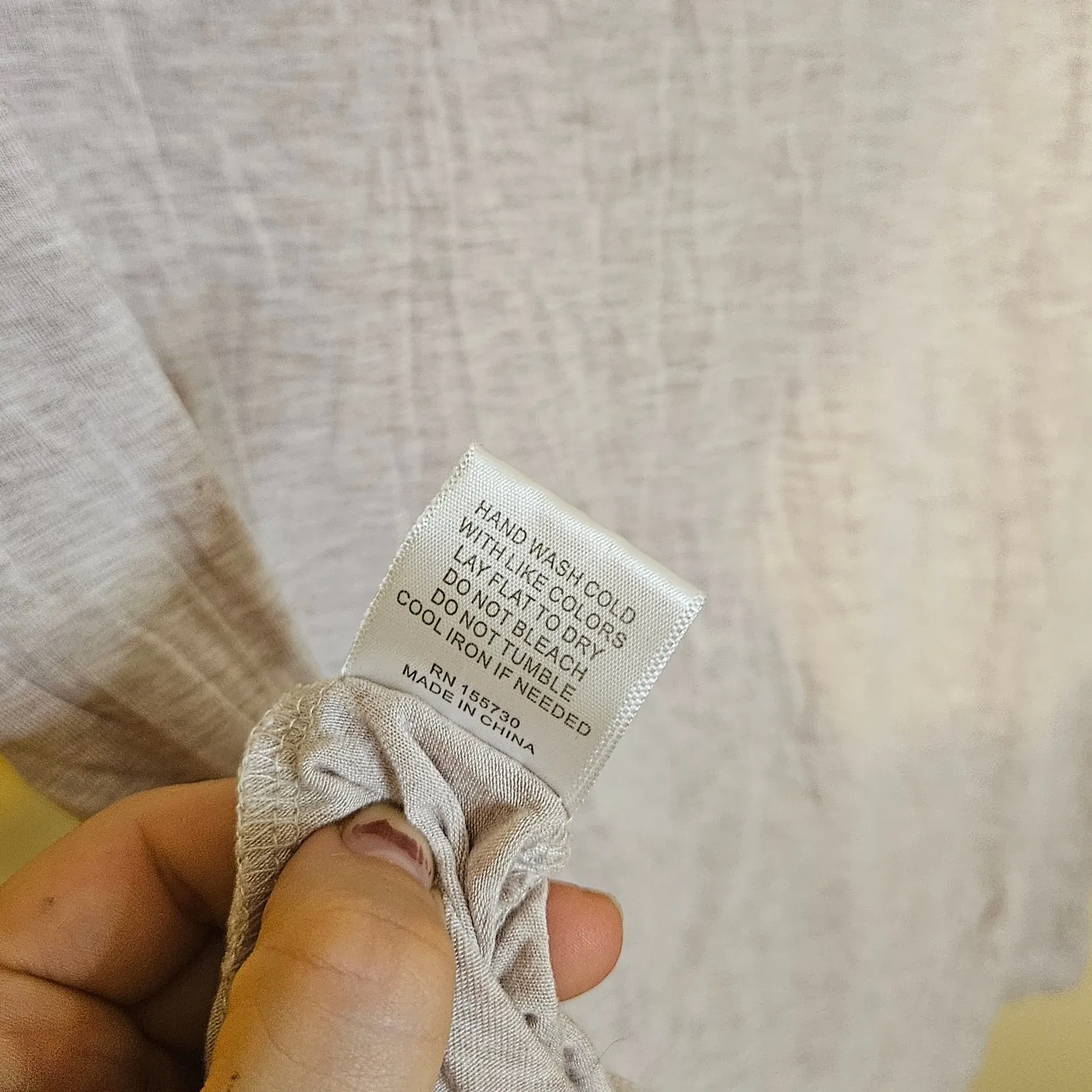 Rose + Olive Size Medium M Light Heathered Purple Pink Metal Embellished Soft - Image 7