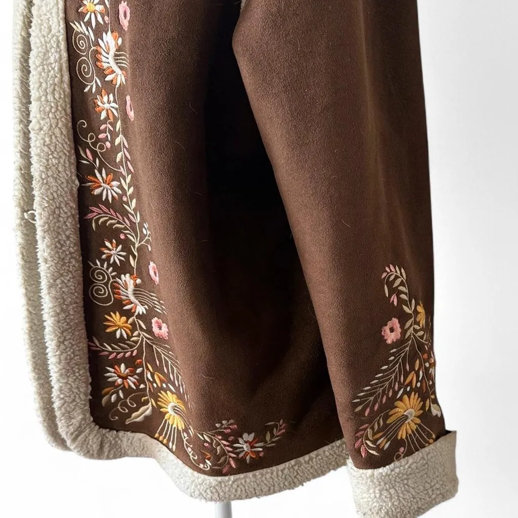 Vintage Penny Lane Coat Brown Size L - Image 5