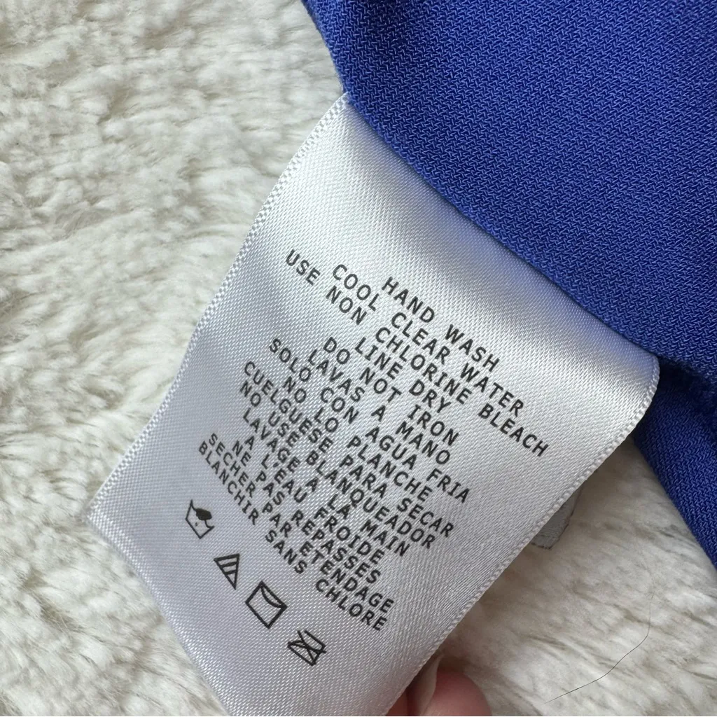 Magicsuit Miraclesuit Morgan Tankini Swim Top Size 8 Blue Strappy Beach Nautical - Image 8