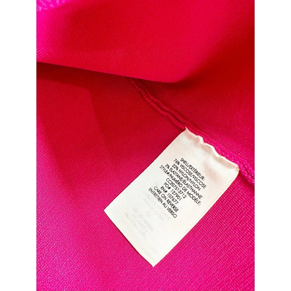 Alice + Olivia Saria Sleeveless Halter Neck Top in Raspberry Size XL - Image 3