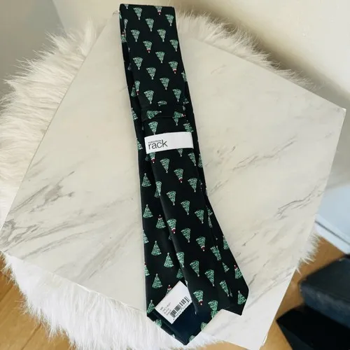 NORDSTROM‎ Holiday Christmas Tree Tie, Holiday Wear, One Size,  Green Red, NWT - Image 7