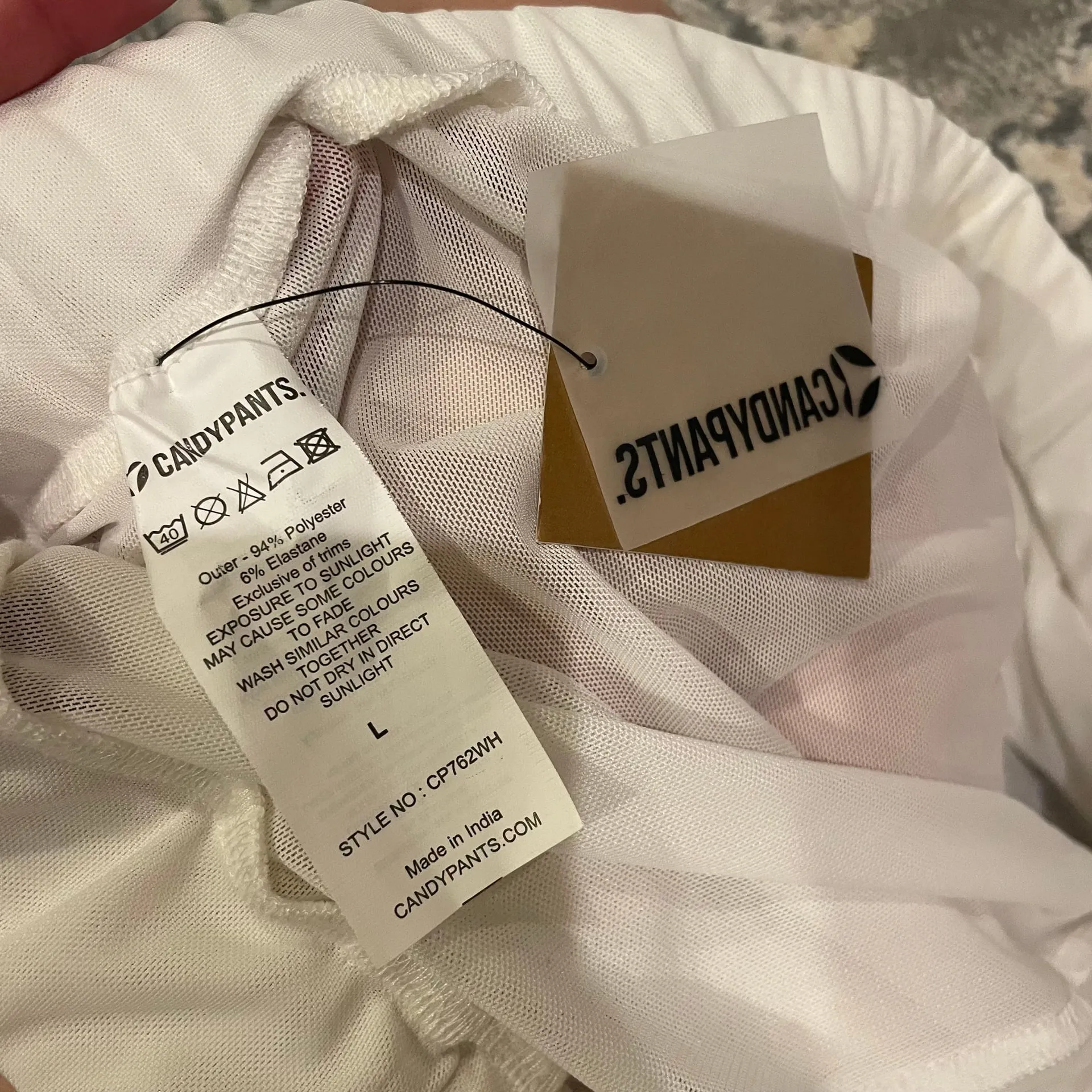 Candypants beach skirt in white Size L - Image 5