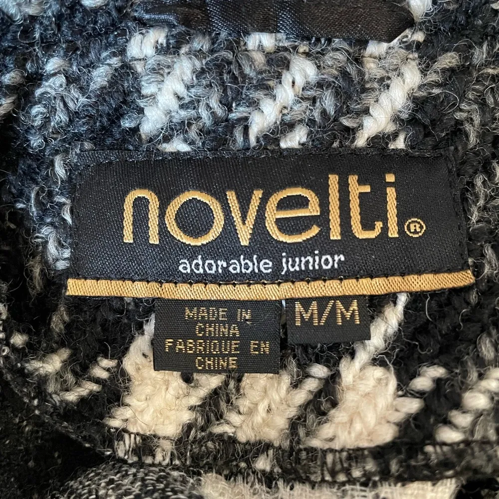 Plaid Houndstooth Novelti for Melanie Lyne Cape Coat - Image 5