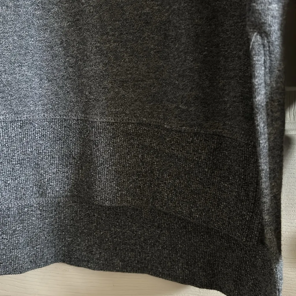 Calvin Klein Women’s Gray Heather Tunic Sweatshirt Cowl Neck‎ Hi-Low Size Small - Image 6