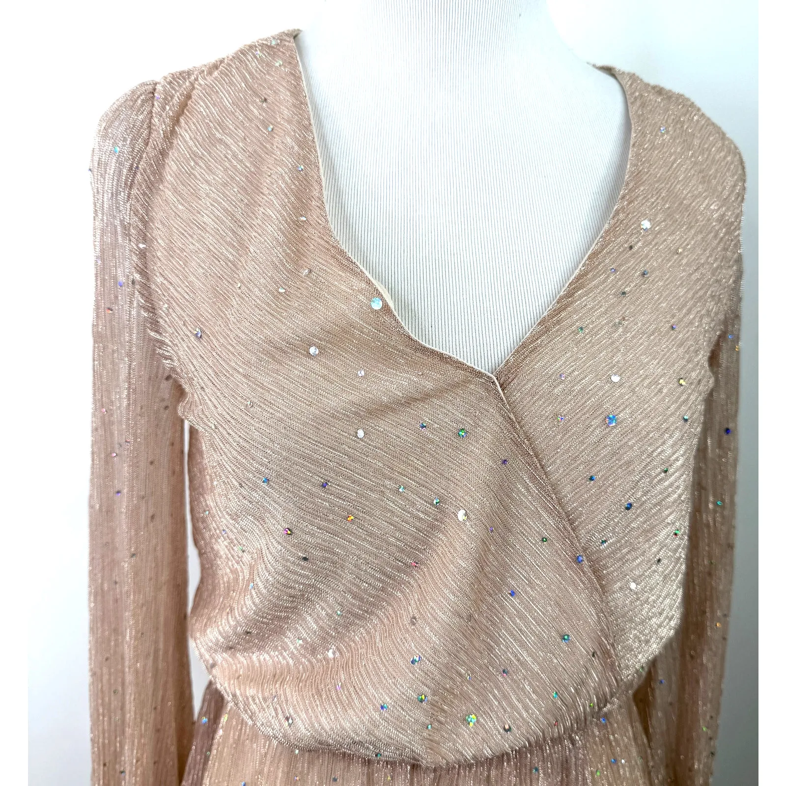 Baltic Born Abigail Sparkle Long Sleeve Dress NWT Size XS - Image 2
