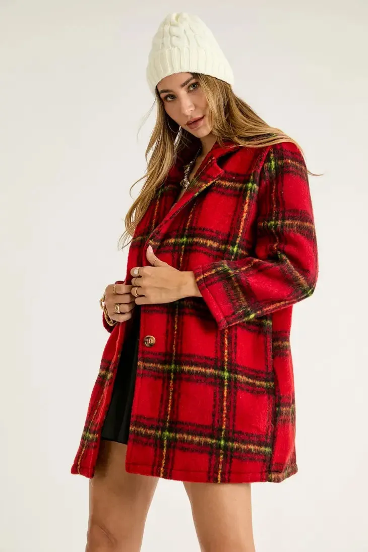 Red Plaid Jacket - Image 2