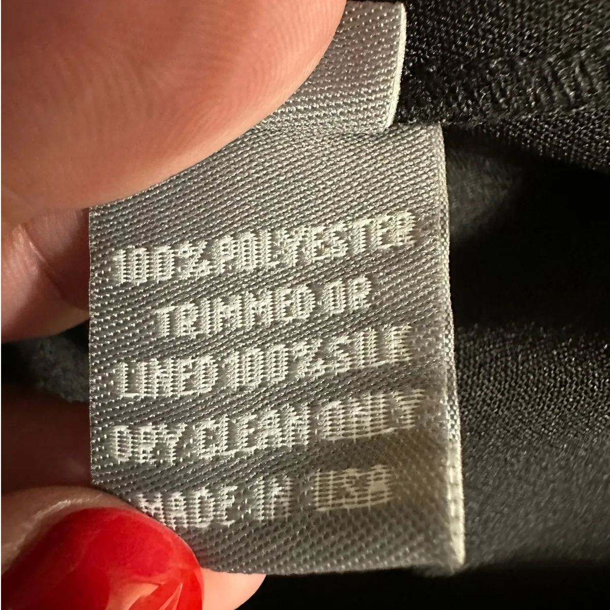 Lela Rose Blouse Black Long Bell Sleeve Structured V Neckline Top Size 12 - Image 8