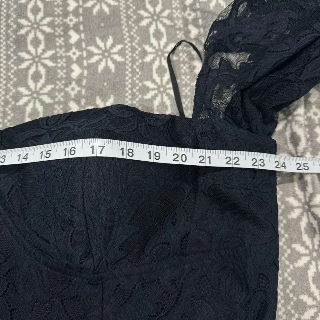 NWT‎ City Chic Romantic Rosa Maxi Dress In Navy Size XL/22 - Image 13