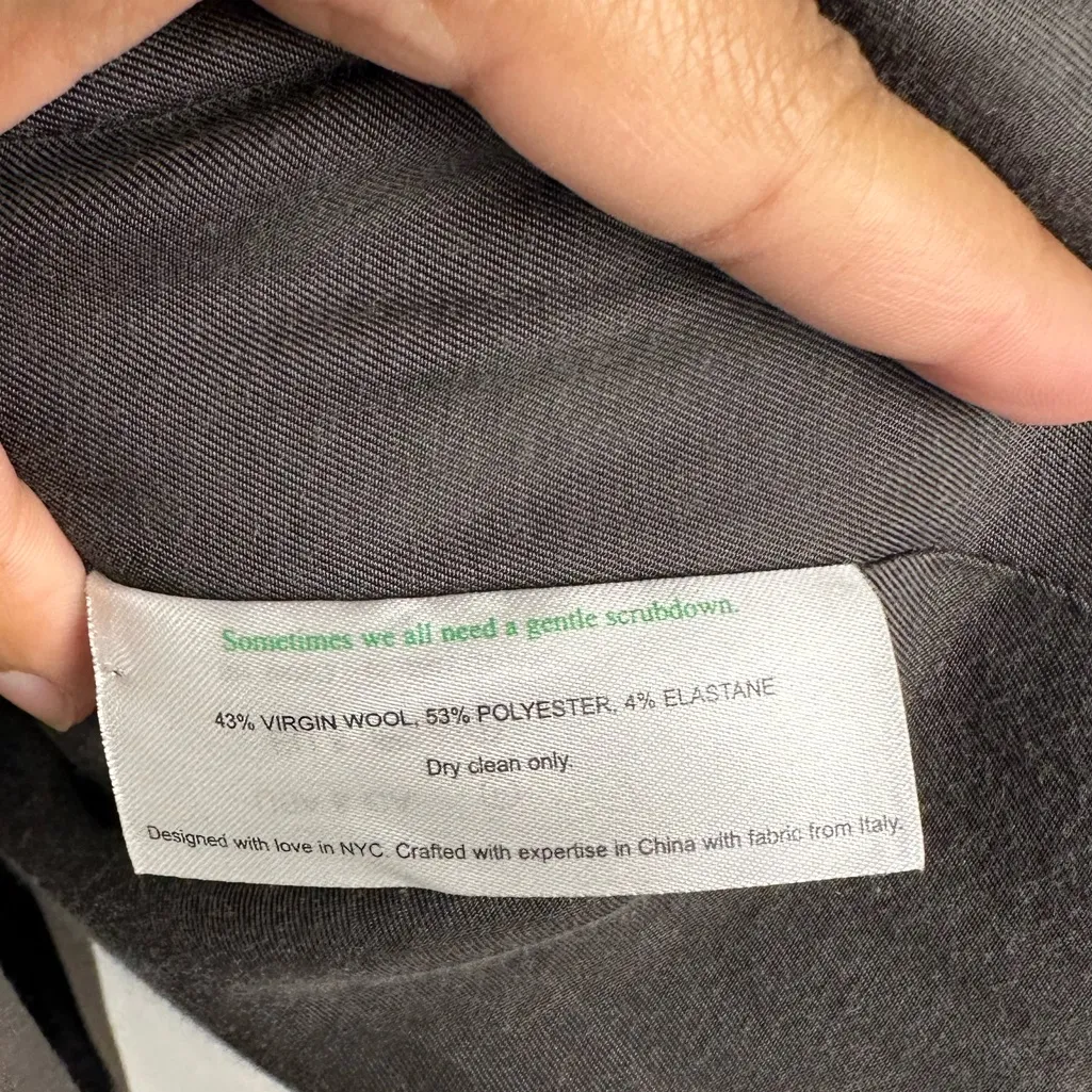 MM LaFleur Gaia Jacket Wool Blazer Sharkskin Women’s Sz 16 - Image 8