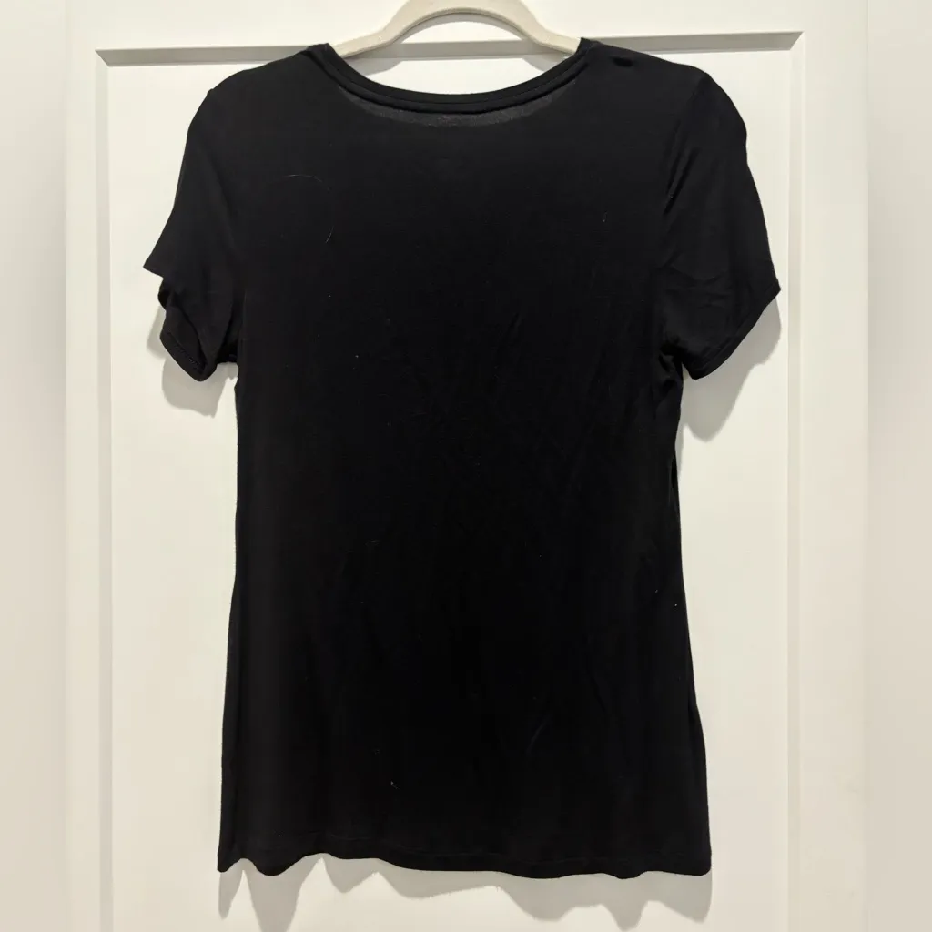 custom “40 and Fabulous” Size Small Black T-Shirt - Image 2