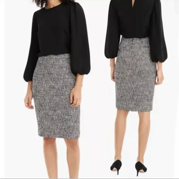 J. Crew Tweed Pencil Skirt 4 - Image 2