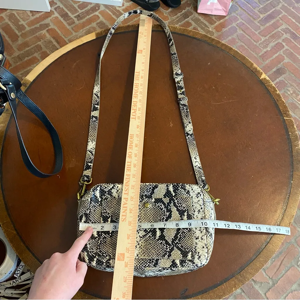 Madewell The Large Transport Camera Bag Snake Embossed Leather‎ Edition - Image 8