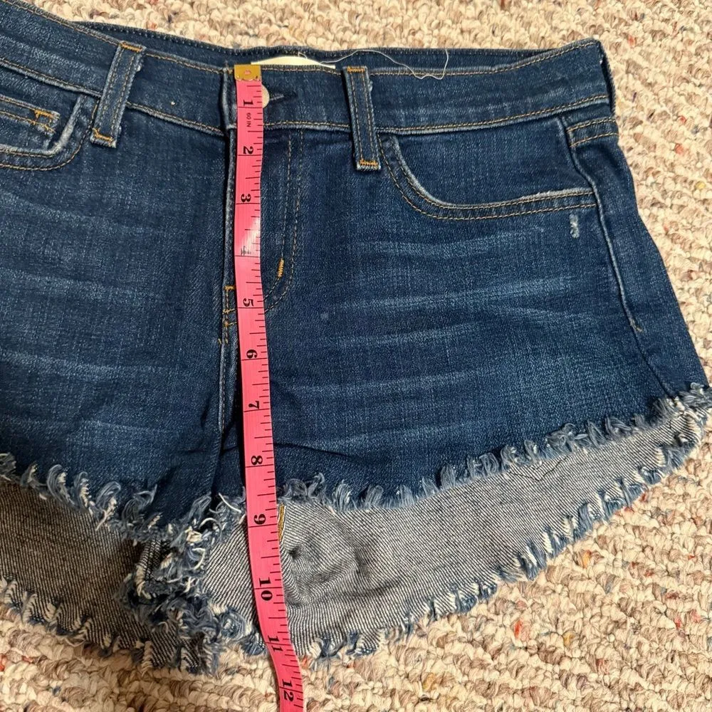 L’Agence Zoe Perfect Fit Relaxed Cut Off Mini Short In Authentique- Size 24 - Image 11