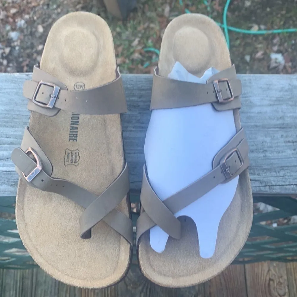 Cusionaire Luna Cork Footbed Sandal Sz 12W NWOT - Image 6