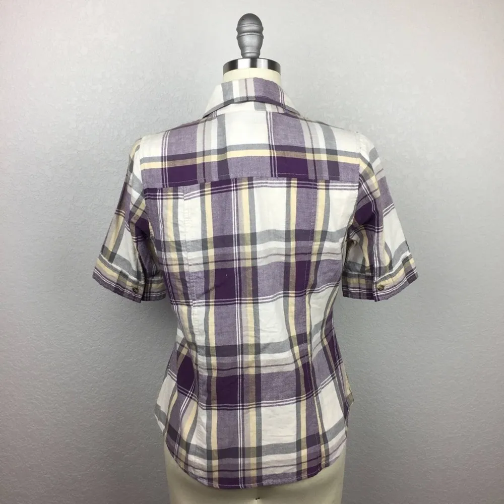 BNWT! •Girl Krazy• Plaid Top - Image 4