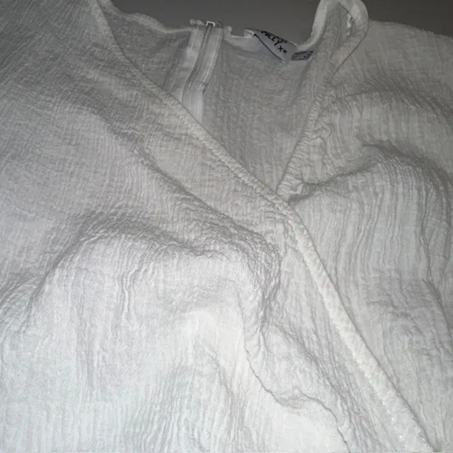 Princess Polly White Wrap Dress Ruffle Hem Short Sleeve‎ Casual Size US 10 - Image 8