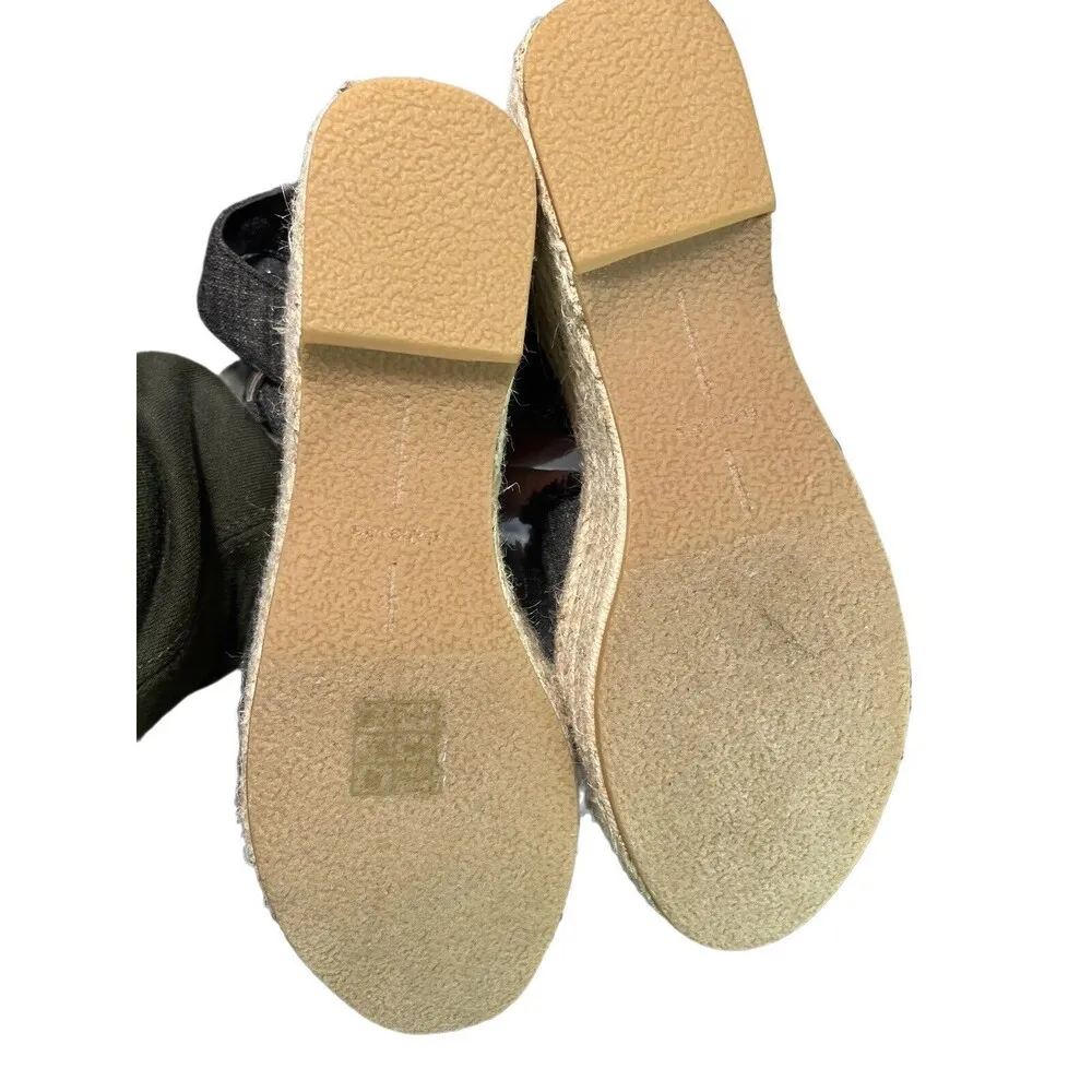 Dolce Vita Women's Lesly Espadrille Wedge Sandal Ash Denim Size 9.5 Blue - Image 5