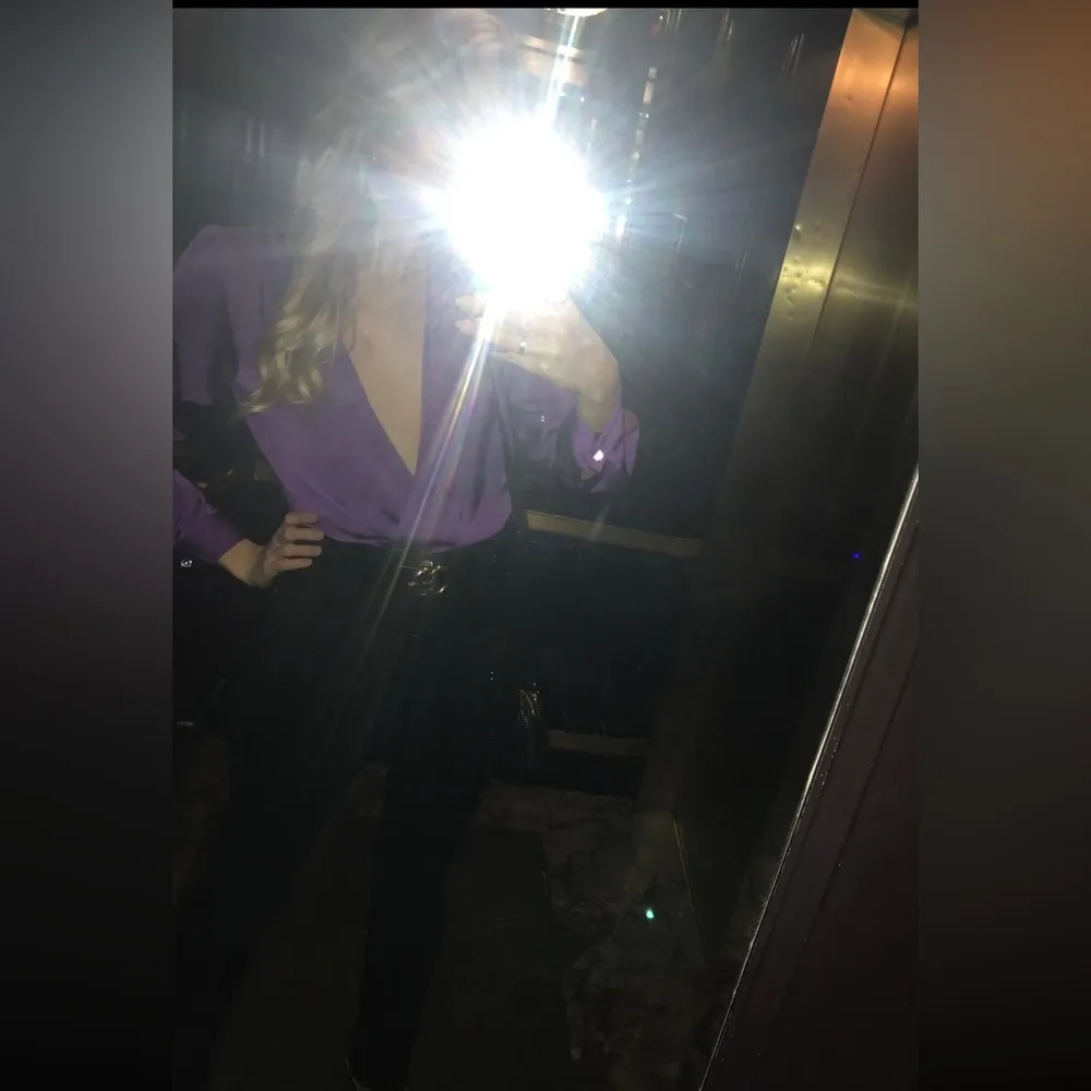 X REVOLVE Surplice Bodysuit in Amethyst - Image 6