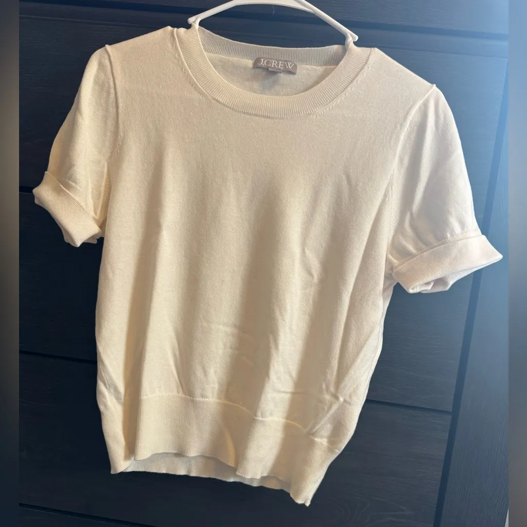 J. Crew Cream Medium Women’s Sweater Top - Image 2