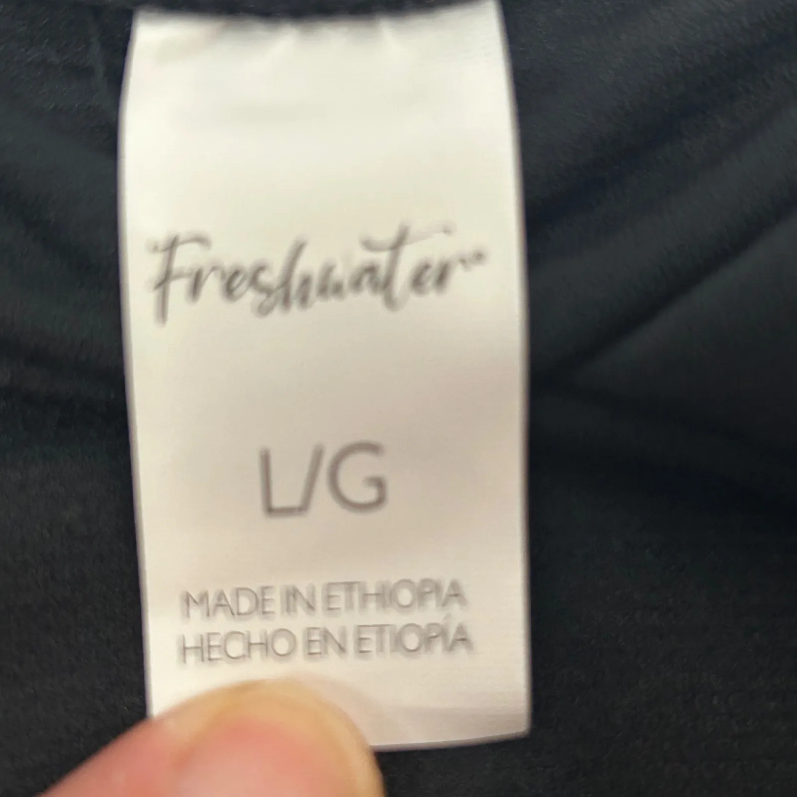 Freshwater Black Side Tie Ruched Shirred Mini Skirt L Swim Bottoms and Cover Up Size L - Image 3