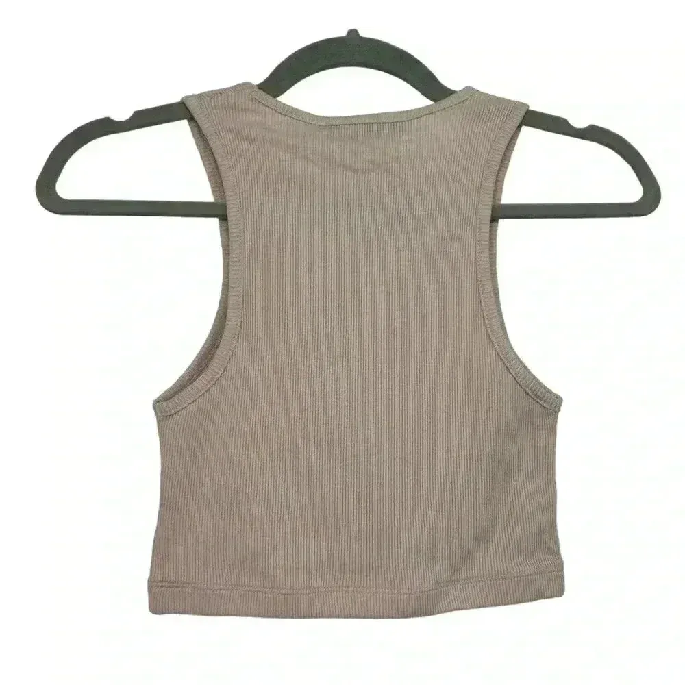 THAKOON DU DUSTY PINK CROP TOP WOMEN SIZE SMALL STYLE TWCT001083 RIBBED SHIRT - Image 11