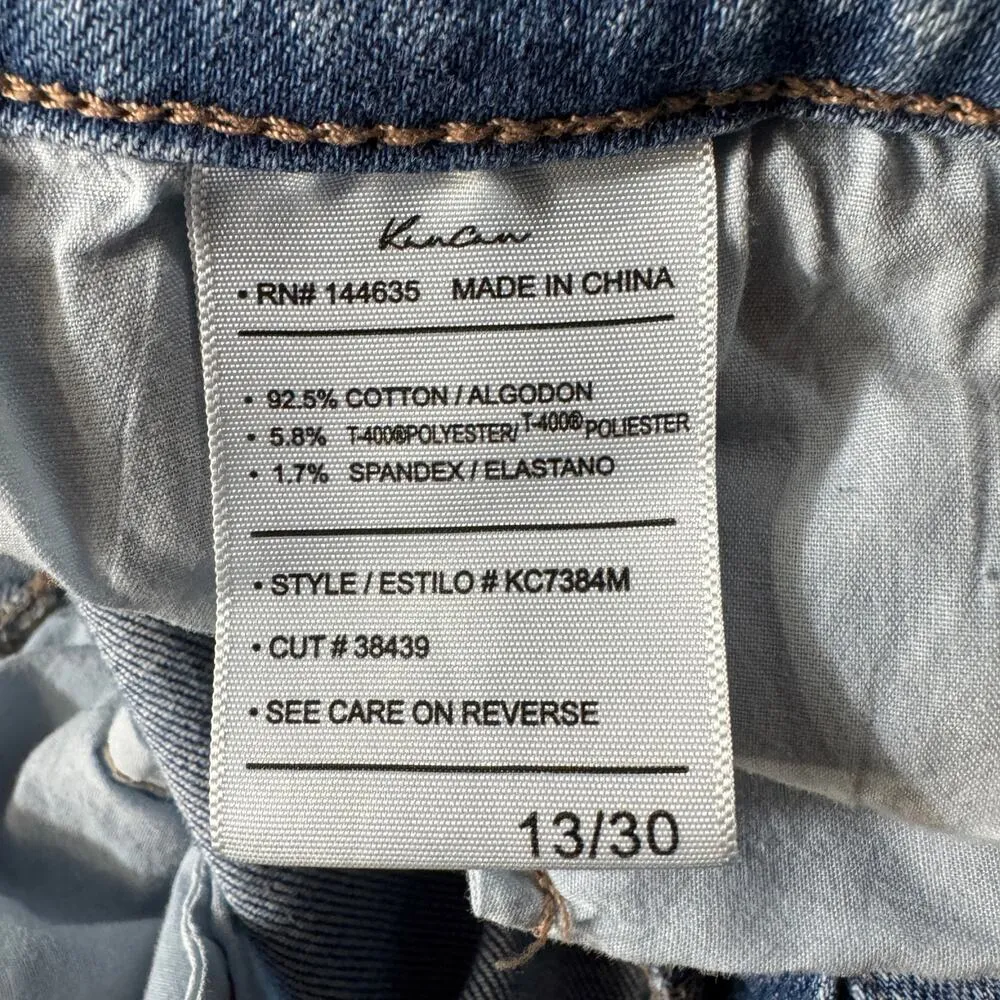 KanCan JRS 13/30 Jeans Stretch Frayed Hem Hi - Image 10