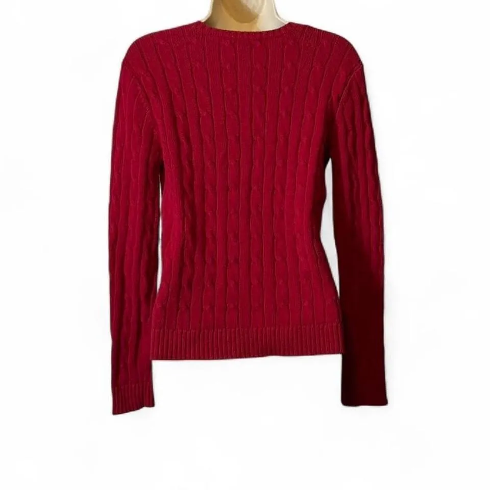 Vintage‎ Chaps Cable Knit Sweater - Image 2