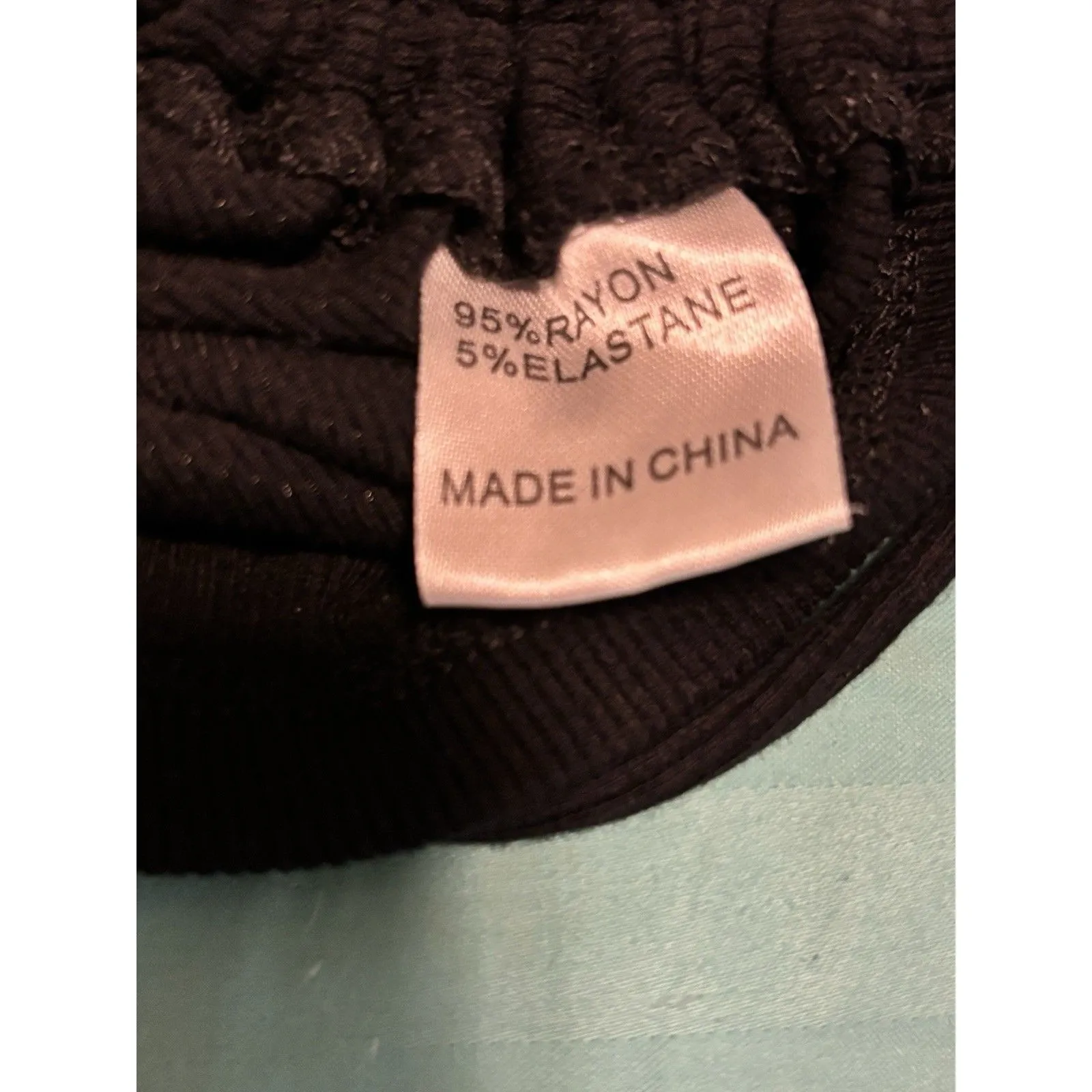 Princess Polly Black Ribbed Side Cinch Cropped Long Sleeve Shirt Size 12 - Image 9