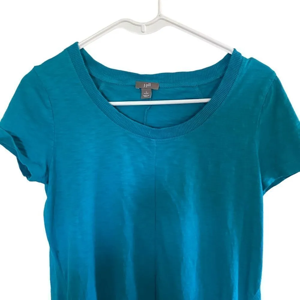 J. Jill t shirt dress shirt sleeve small petite blue Blue Size undefined - Image 2