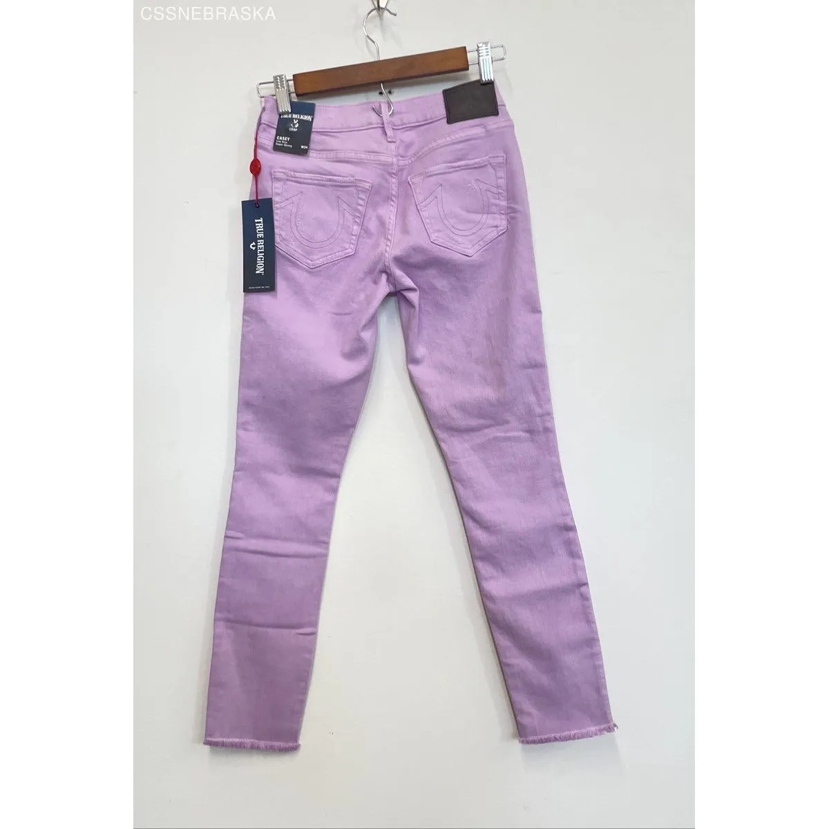 True Religion Purple Casey‎ Low Rise Super Skinny Jeans - Size 24 - Image 6
