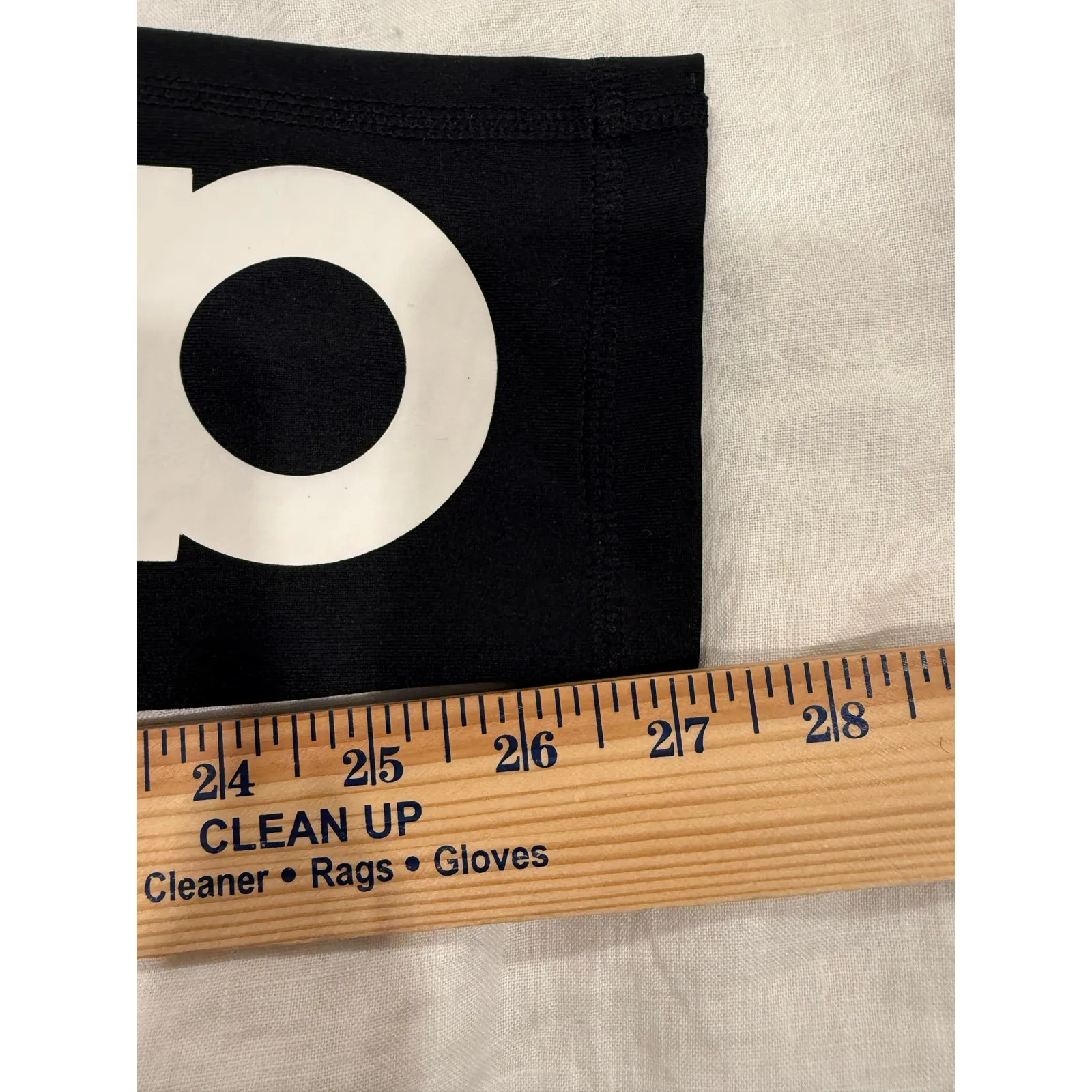 Adidas Legging Womens Small Black Logo Climalite Gym Yoga High Waist Pull On - Image 10