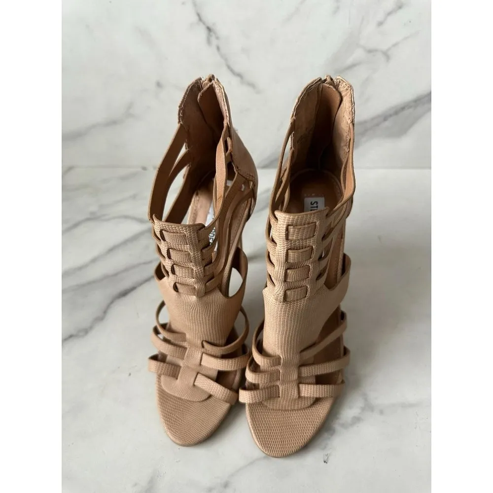 STEVE MADDEN Madelia Tan Stiletto Heels Size 7 - Image 2