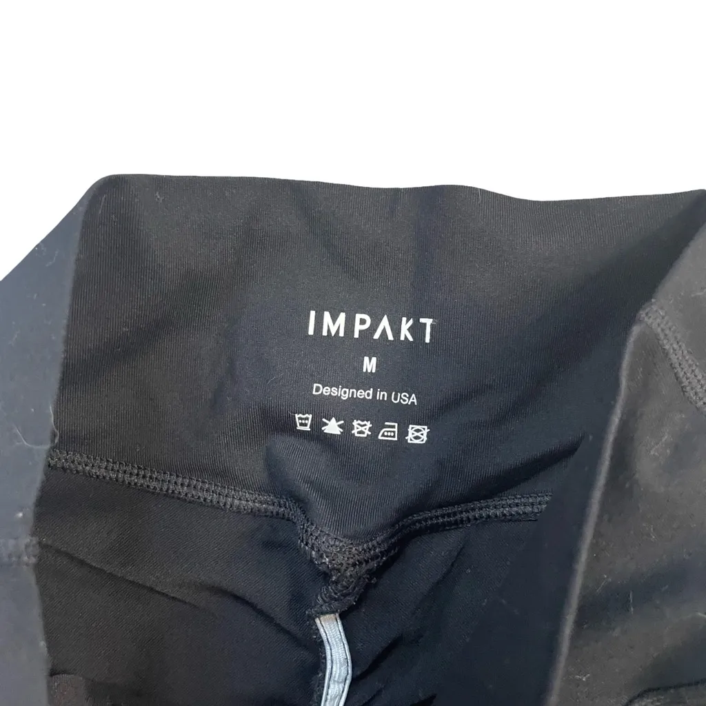 IMPAKT Black Scrunch Butt Drawstring Athletic Shorts - Image 3