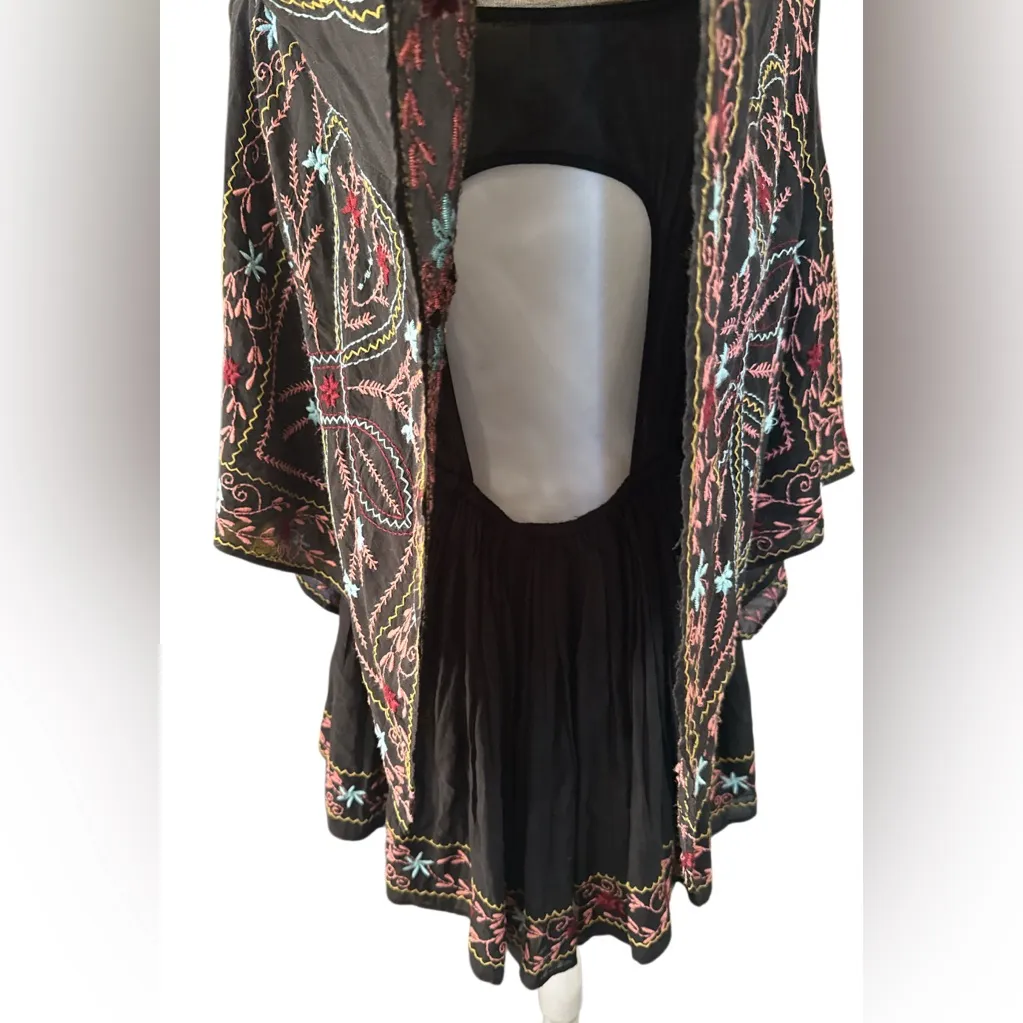 Free People Frida Embroidered Boho western dress - Image 7