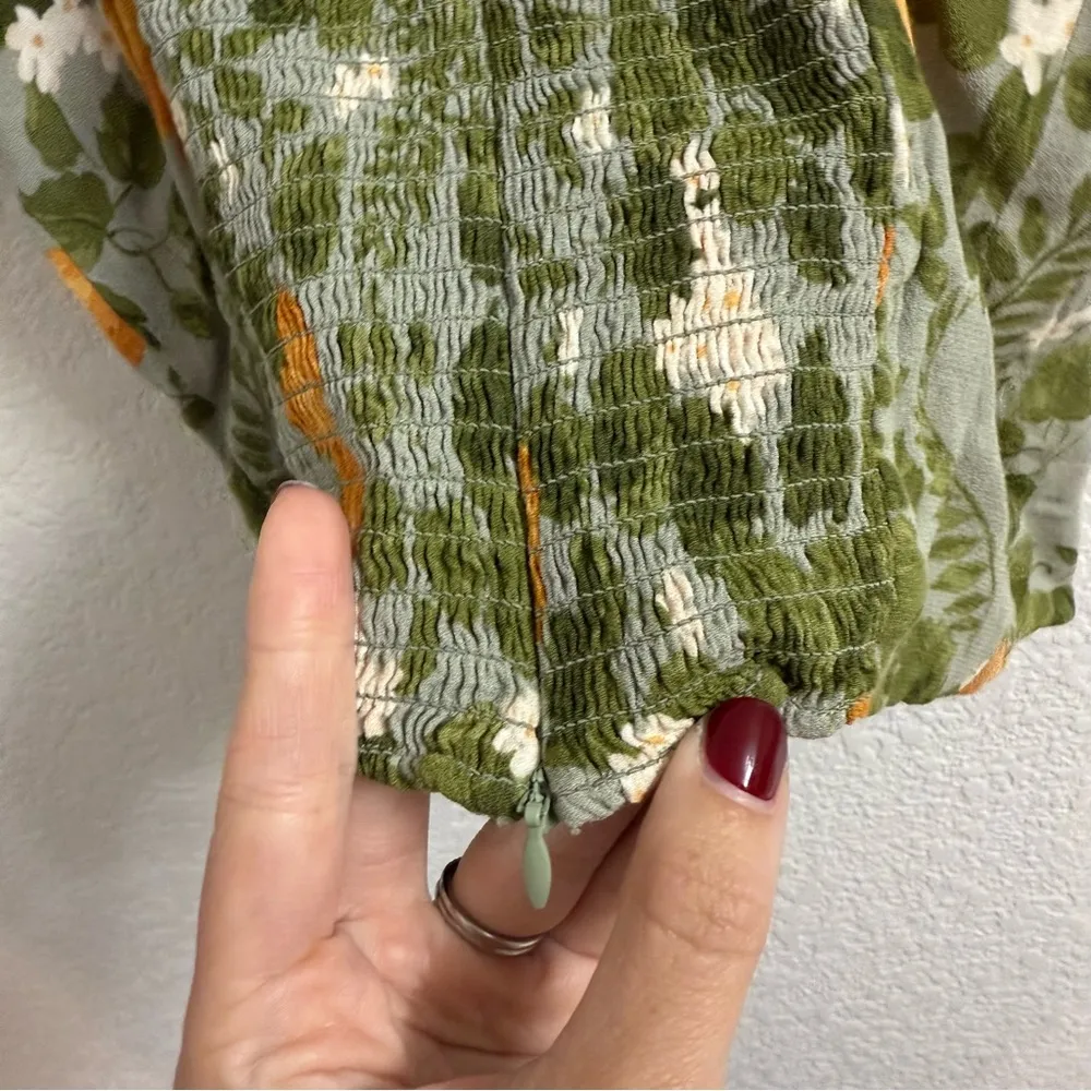 Reformation  Ellora Top Orange Size 6 - Image 7