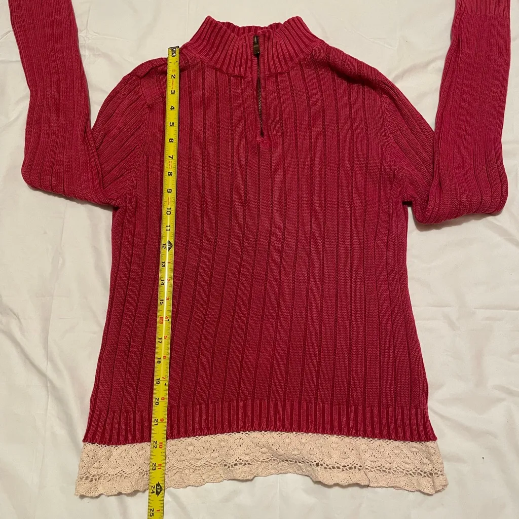 Vintage Women's Ribbed Half - Image 3