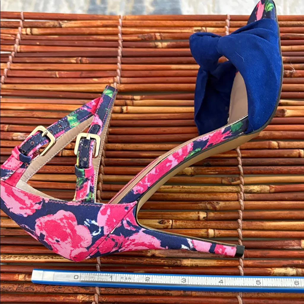 Betsey Johnson Emerie Vibrant Blue and Pink Heels Size 8.5 - Image 10