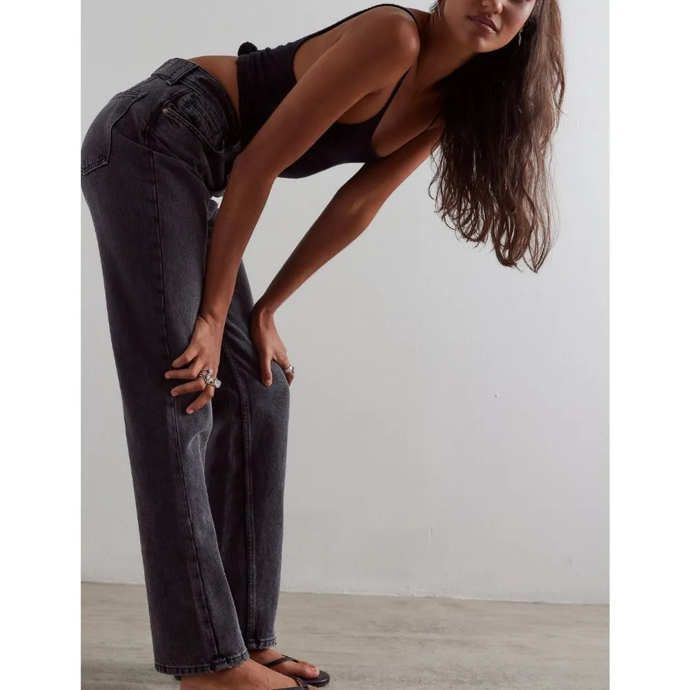 We The Free Xena Slim Straight Jeans / Dark Knight NWT - Image 3