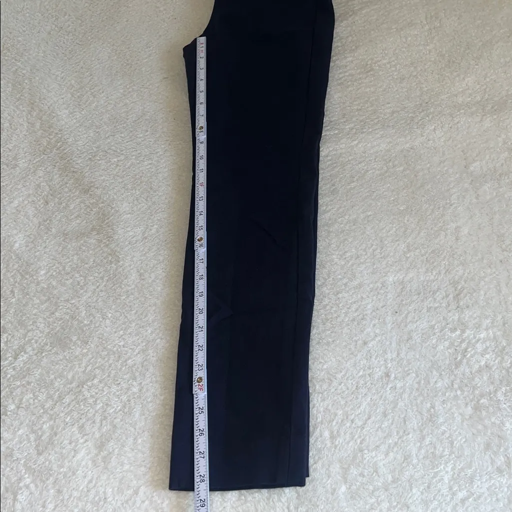 Tory‎ Burch Stacey Ponte Cropped Pants Navy Size 4 - Image 7