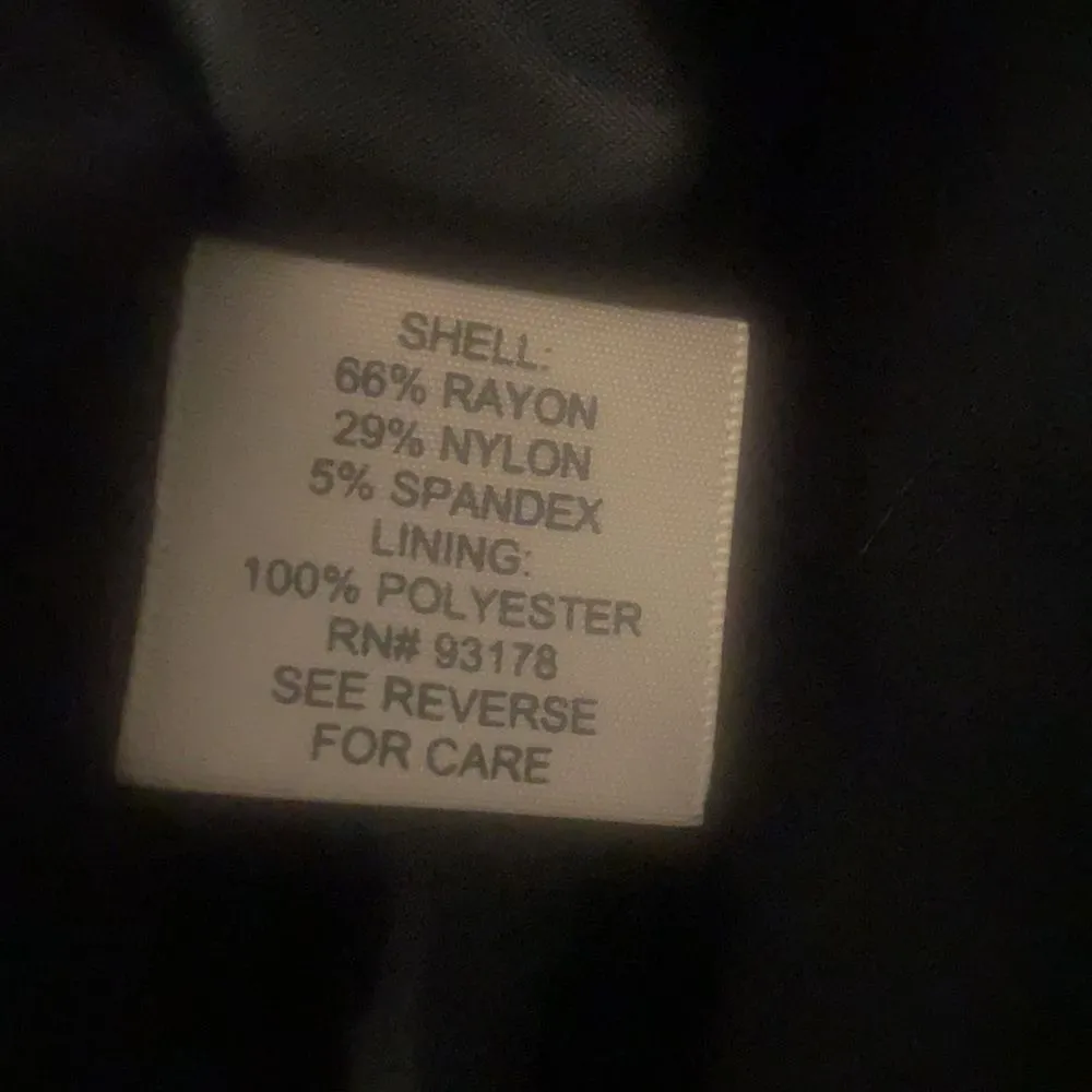 Philosophy SZ M black zipper detailed open front blazer jacket - Image 4